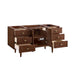 James Martin Amberly 60" Single Vanity in Mid Century Walnut Corner View With Base