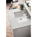 James Martin Athens 30 Inch Single Vanity Glossy White With Eternal Jasmine Pearl Silestone Top