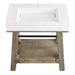 james martin auburn 31.5 inches single vanity weathered timber front top view