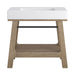 James Martin Auburn 36 Inches Single Vanity Weathered Timber Front Full View