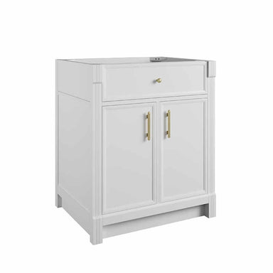James Martin Bellshire 30" Single Vanity in Bright White Cabinet Only