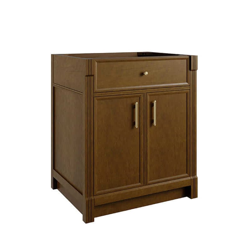 James Martin Bellshire 30" Single Vanity in Honey Oak Cabinet Only