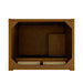 James Martin Bellshire 30" Single Vanity in Honey Oak Top View