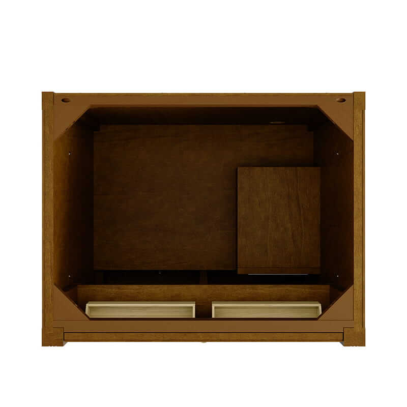 James Martin Bellshire 30" Single Vanity in Honey Oak Top View