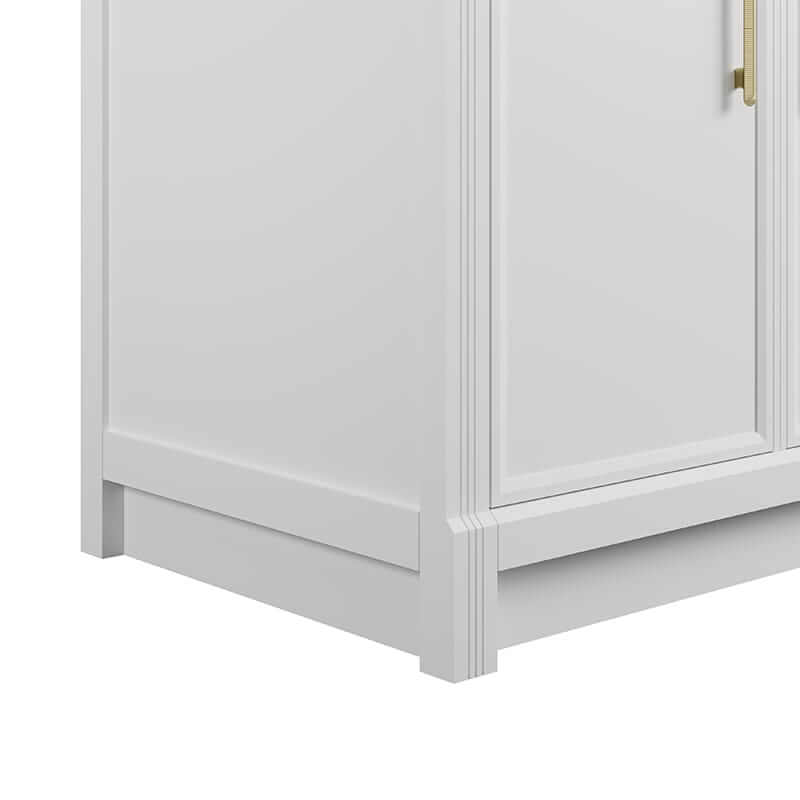 James Martin Bellshire 36" Single Vanity in Bright White Base Up Close