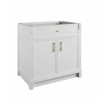 James Martin Bellshire 36" Single Vanity in Bright White Cabinet Only