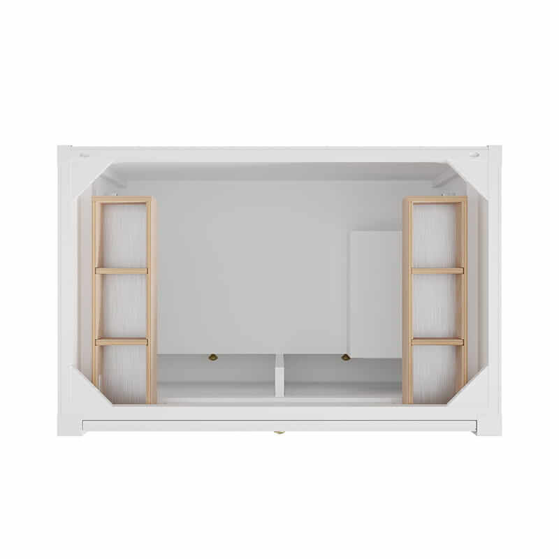 James Martin Bellshire 36" Single Vanity in Bright White Top View