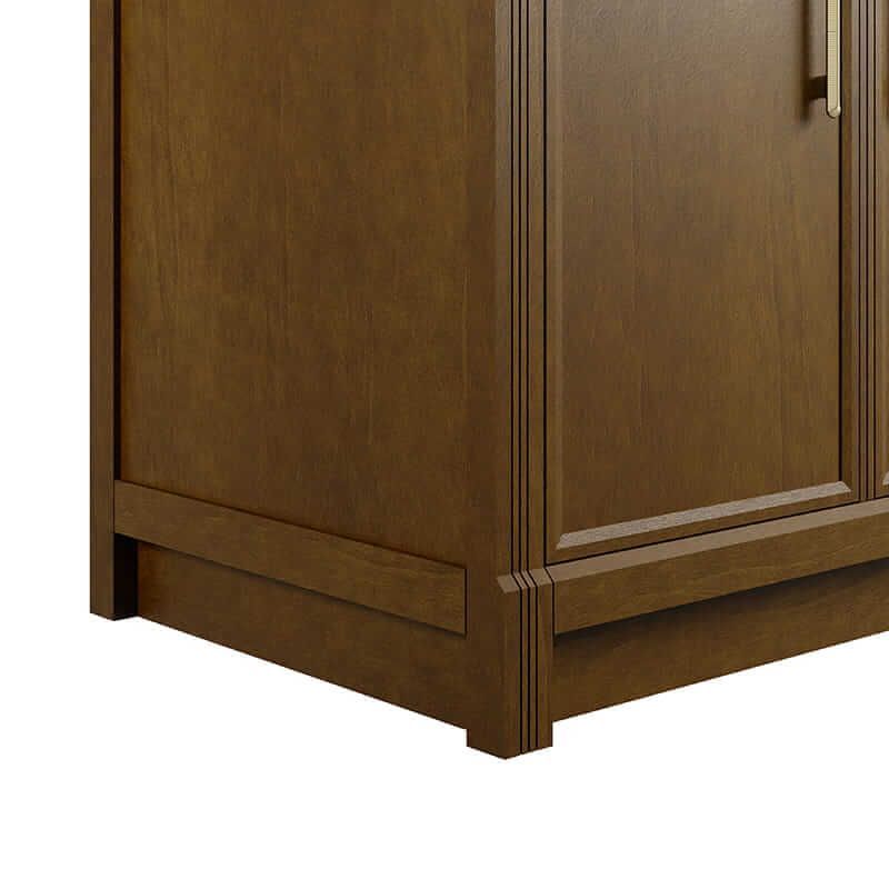 James Martin Bellshire 36" Single Vanity in Honey Oak Base Up Close