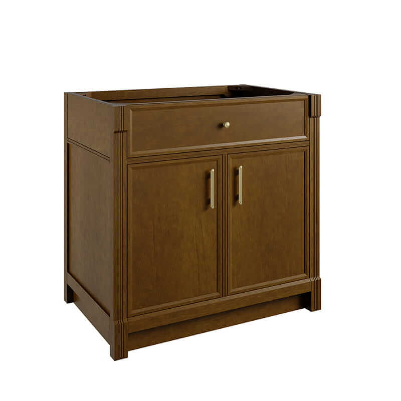James Martin Bellshire 36" Single Vanity in Honey Oak Cabinet Only