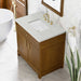 James Martin Bellshire 36" Single Vanity in Honey Oak With Lime Delight Silestone Top