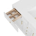 James Martin Bellshire 48 Inch Single Vanity in Bright White Drawer Dividers