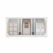 James Martin Bellshire 48 Inch Single Vanity in Bright White Top View