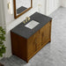 James Martin Bellshire 48 Inch Single Vanity in Honey Oak With Parisien Bleu Silestone Top