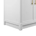 James Martin Bellshire 72 Double Vanity Bright White Cabinet Only Base