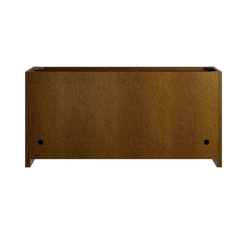 James Martin Bellshire 72 Double Vanity Honey Oak Cabinet Only Back View