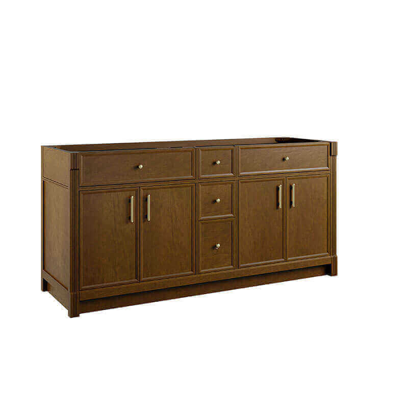James Martin Bellshire 72 Inch Double Vanity Honey Oak Cabinet Only