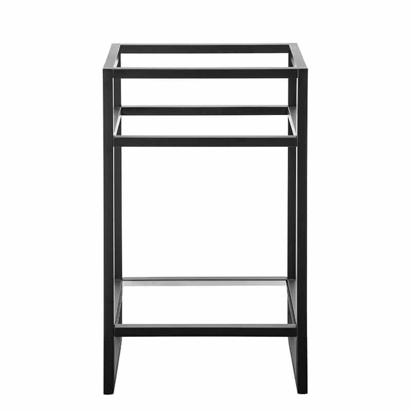 James Martin Boston 20" Single Console Vanity in Matte Black Console Only