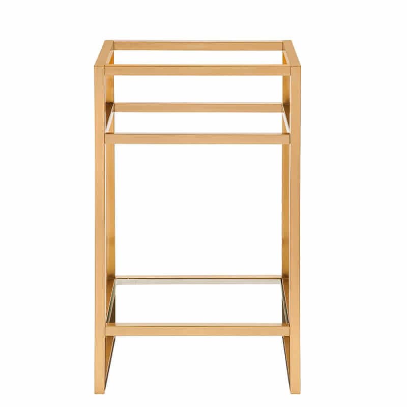 James Martin Boston 20" Single Console Vanity in Radiant Gold Console Only