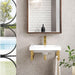 James Martin Boston 20" Single Vanity Radiant Gold Front View