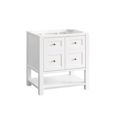 James Martin Breckenridge 30" Single Vanity Bright White Cabinet Only