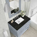 James Martin Breckenridge 36 Inch Single Vanity in Serenity Blue With Phantome Eclos Top