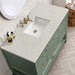 James Martin Breckenridge 48" Single Vanity in Smokey Celadon With Siberian Silestone Top