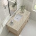 James Martin Breckenridge 48" Single Vanity in Whitewashed Oak With Tajnar Eclos Top