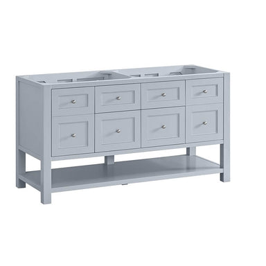 James Martin Breckenridge 60 Double Vanity Serenity Blue Cabinet Only