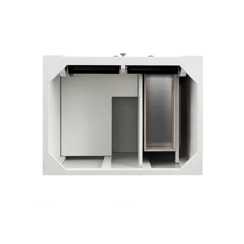 James Martin Bristol 30 Inch Single Vanity Bright White Top View