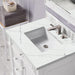 James Martin Bristol 30 Inch Single Vanity Bright White With Ethereal Noctis Silestone Top