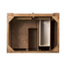 James Martin Bristol 30 Inch Single Vanity Saddle Brown Top View
