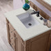 James Martin Bristol 30 Inch Single Vanity Whitewashed Walnut With Lime Delight Silestone Top