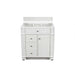 James Martin Bristol 30" Single Vanity Bright White Cabinet Only