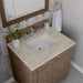 James Martin Bristol 30" Single Vanity in Whitewashed Walnut With Tajnar Eclos Top