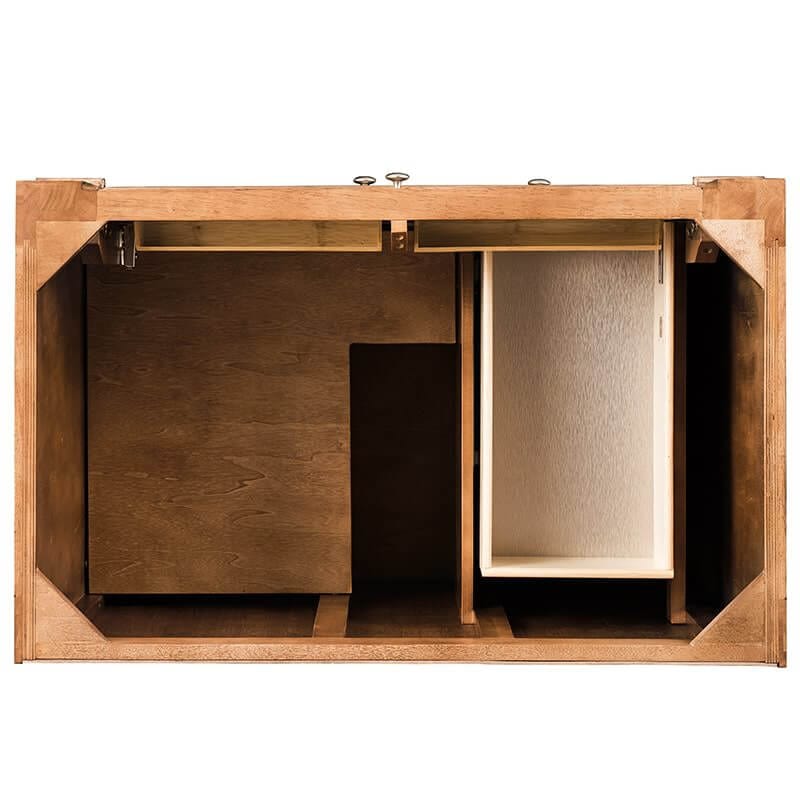 James Martin Bristol 36 Inch Single Vanity in Saddle Brown Top View
