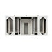 James Martin Bristol 48 Inch Single Vanity Bright White Top View