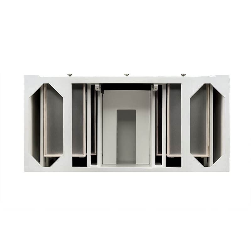 James Martin Bristol 48 Inch Single Vanity Bright White Top View