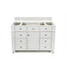 James Martin Bristol 48" Single Vanity Bright White Cabinet Only