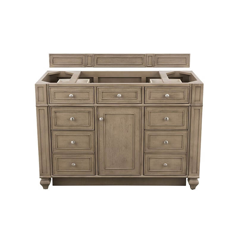 James Martin Bristol 48" Single Vanity Whitewashed Walnut Cabinet