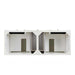 James Martin Bristol 60 Inch Double Vanity Bright White Tob View