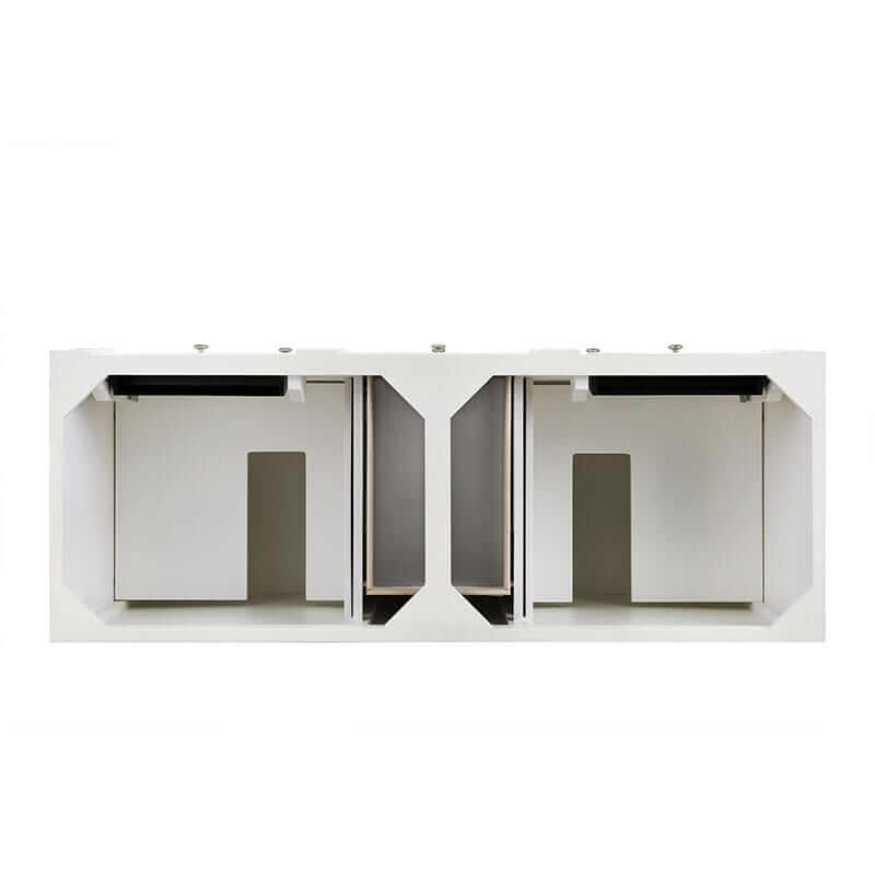 James Martin Bristol 60 Inch Double Vanity Bright White Tob View