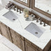 James Martin Bristol 60 Inch Double Vanity Whitewashed Walnut With Ethereal Noctis Silestone Top