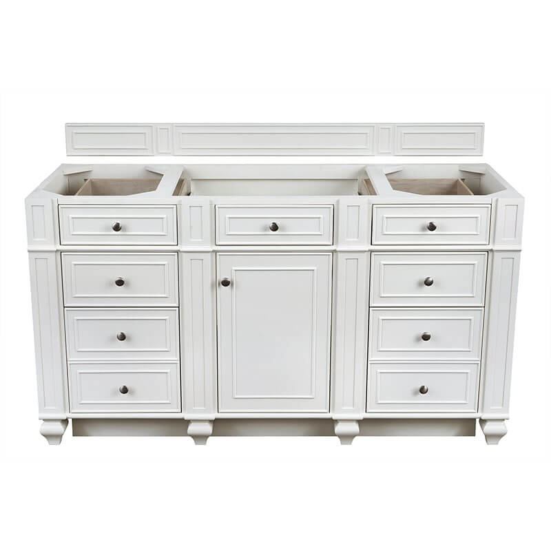 James Martin Bristol 60" Single Vanity Bright White Cabinet Only