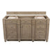James Martin Bristol 60" Single Vanity Whitewashed Walnut Cabinet Only