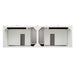 James Martin Bristol 72 Inch Double Vanity Bright White Top View