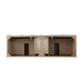 James Martin Bristol 72 Inch Double Vanity Whitewashed Walnut Top View