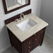 James Martin Brittany 30 Inch Single Vanity in Burnished Mahogany With Tajnar Eclos Top