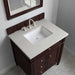 James Martin Brittany 30" Single Vanity in Burnished Mahogany With Siberian Silestone Top