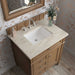 James Martin Brittany 30" Single Vanity in Saddle Brown With Tajnar Eclos Top