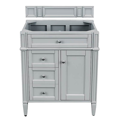 James Martin Brittany 30" Single Vanity Urban Gray Cabinet Only